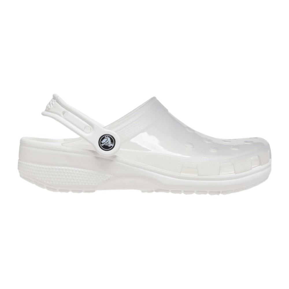 White Women's Crocs Classic Translucent Clogs | NZ 0082RVDW